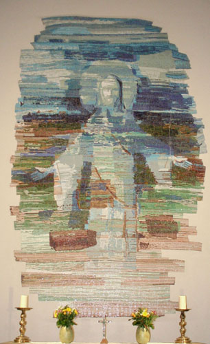 Skálholtskirkja, Island, Smaltenmosaik, Nína Tryggvadóttir