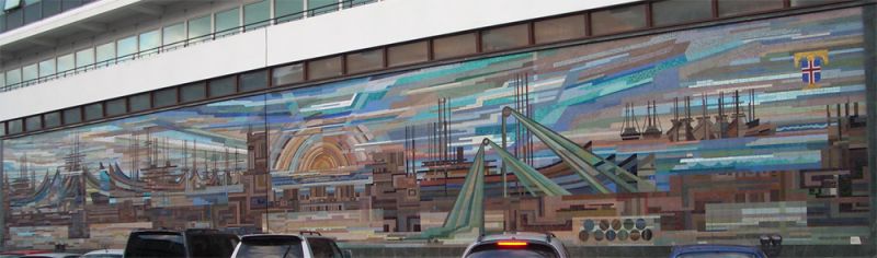 Reykjavík, Island, Zollgebäude, Gerdur Helgadóttir